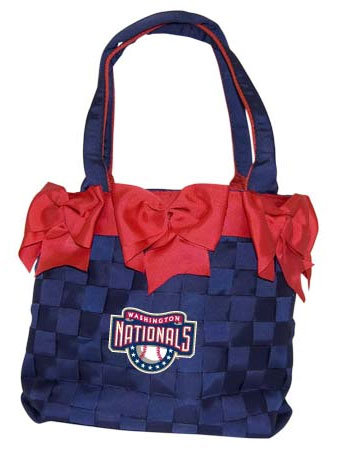 Nationals bow bucket purse