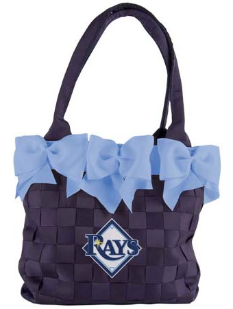 Rays bow bucket purse