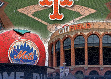 Citi Field with Mets logo puzzle