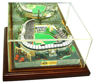 Angel Stadium replica inside of display case