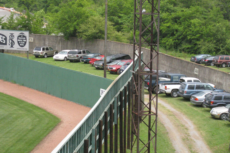 Original outfield wall