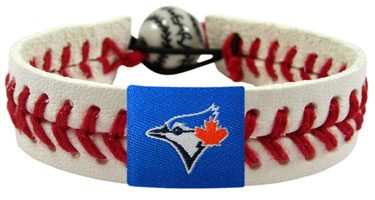 Blue Jays baseball seam bracelet