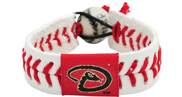 Diamondbacks baseball seam bracelet