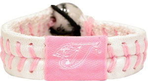 Blue Jays pink bracelet