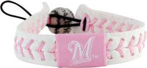 Brewers pink bracelet