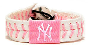 Yankees pink bracelet