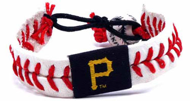 Pirates baseball seam bracelet