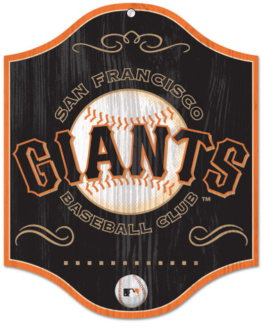 San Francisco Giants wood sign