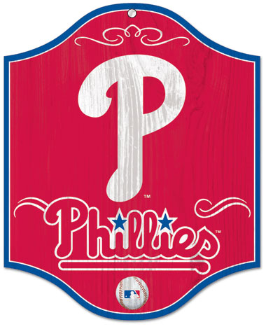 Phillies wood sign