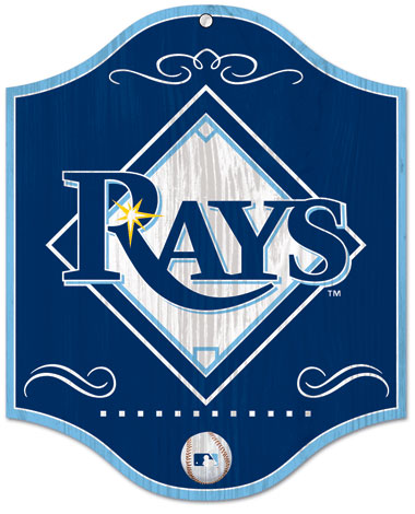 Tampa Bay Rays wood sign