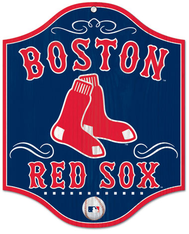 Red Sox wood sign