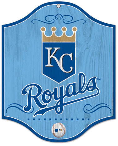Kansas City Royals wood sign