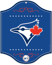 Toronto Blue Jays wooden logo sign