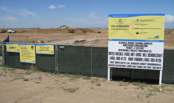 Future site of Glendale Ballpark