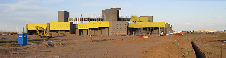 The exterior of the future Goodyear Ballpark