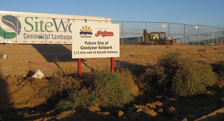 Future site of Goodyear Ballpark