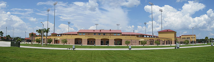 Osceola County Stadium facade in 2008