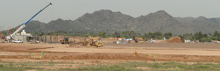 The Salt River Fields at Talking Stick construction site