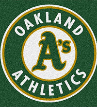 Oakland A's home and car mats