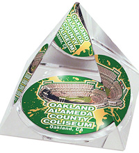 Oakland Coliseum crystal pyramid