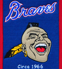 Atlanta Braves heritage logo banner