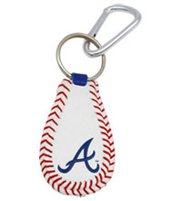 Atlanta Braves baseball key chain