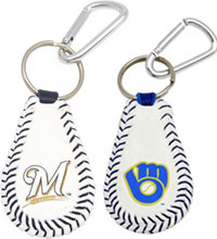 Milwaukee Brewers baseball key chains