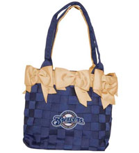 Milwaukee Brewers grosgrain ribbon purses