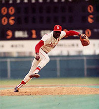 Classic Bob Gibson framed photo