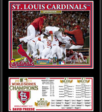 St. Louis Cardinals 2011 champions plaque