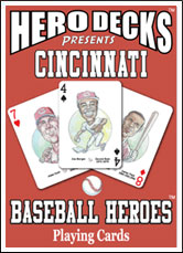 Cincinnati Reds hero deck cards