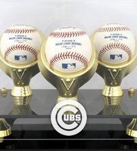 Chicago Cubs acrylic baseball display cases