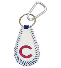 Chicago Cubs baseball key chain