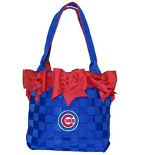 Chicago Cubs grosgrain ribbon purses