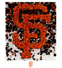 San Francisco Giants team logo fine art