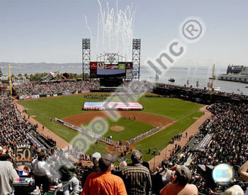 AT&T Park Opening Day poster