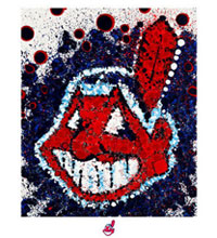 Cleveland Indians team logo fine art