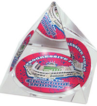 Progressive Field crystal pyramid