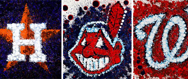MLB logo art by Timothy Raines