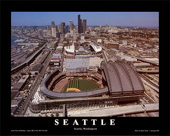 Safeco Field aerial posters