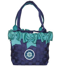 Seattle Mariners grosgrain ribbon purses