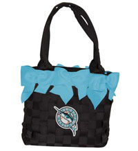 Florida Marlins grosgrain ribbon purses