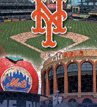 Mets ballpark and logo puzzle