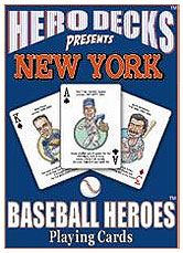New York Mets baseball playing cards