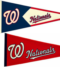 Washington Nationals pennants