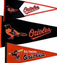 Baltimore Orioles pennants