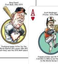 Baltimore baseball heroes cards
