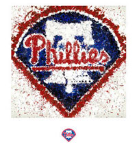 Philadelphia Phillies team logo fine art
