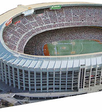 3D model of Veterans Stadium