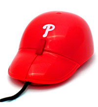 Phillies cap optical mouse
